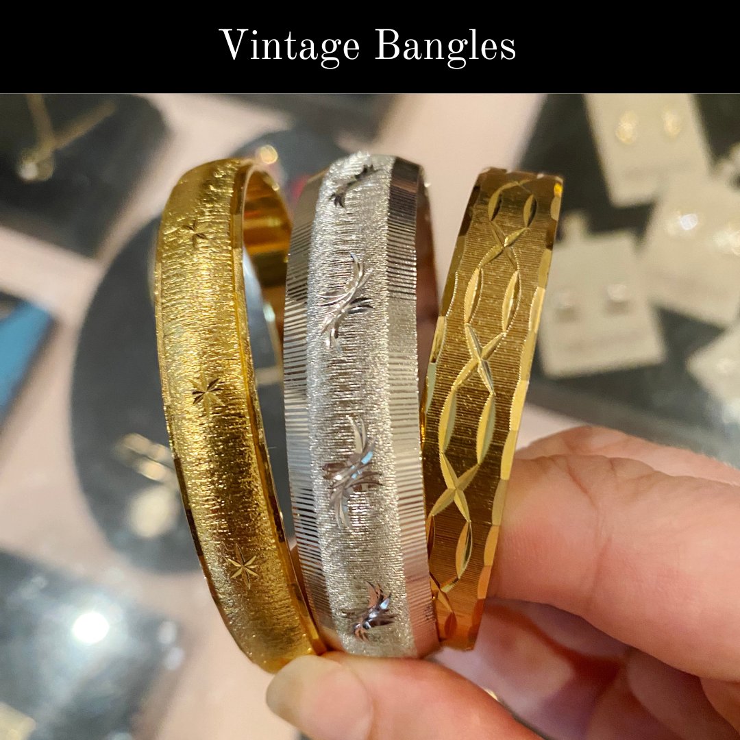 Vintage Bangles | Authentic 40s–90s Statement & Stackable Styles