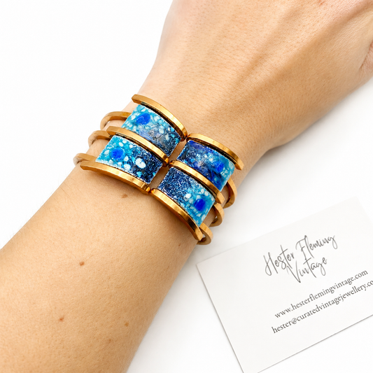 Vintage Matisse Bangle, modelled on arm (small)