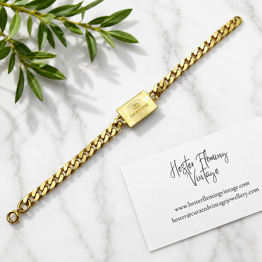 Valentino · 1980s · Logo Bracelet