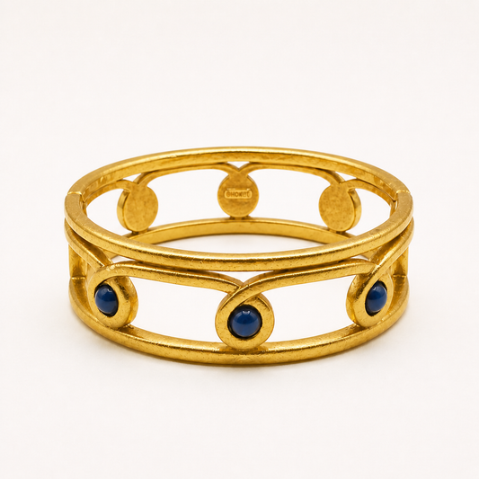 1980s Monet Bangle on white background.