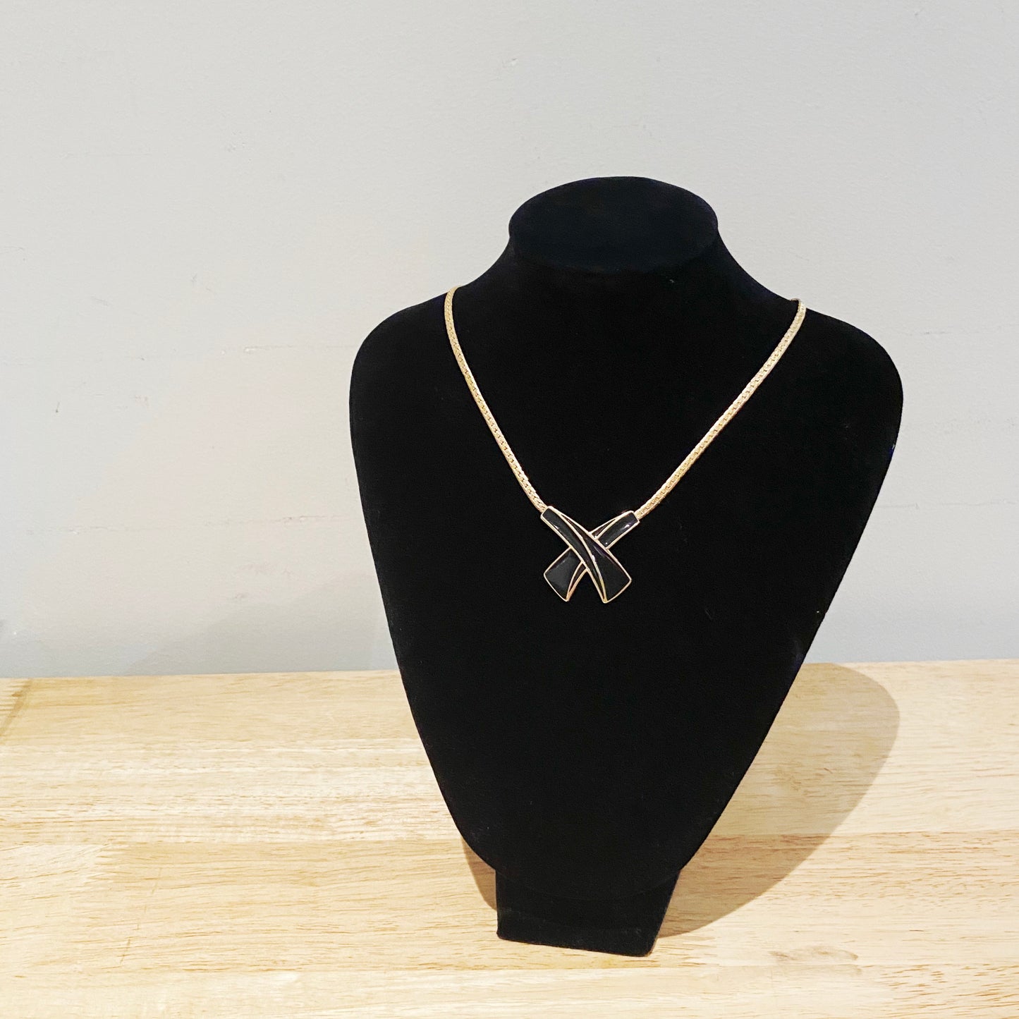 1970s Vintage Trifari Enamel Necklace | Signed Designer Costume Jewellery