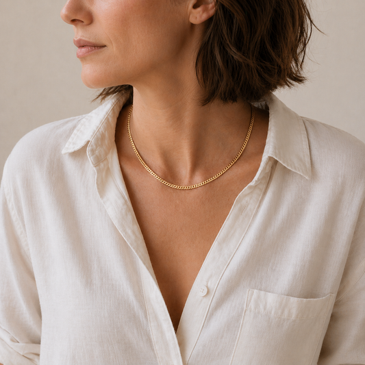 Monet · 1970s · Gold-Plated Chain Necklace