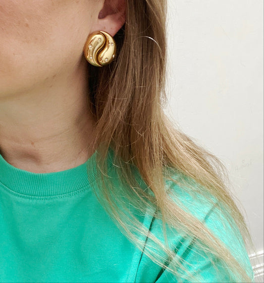 1980s · André Courrèges · French Designer Earrings