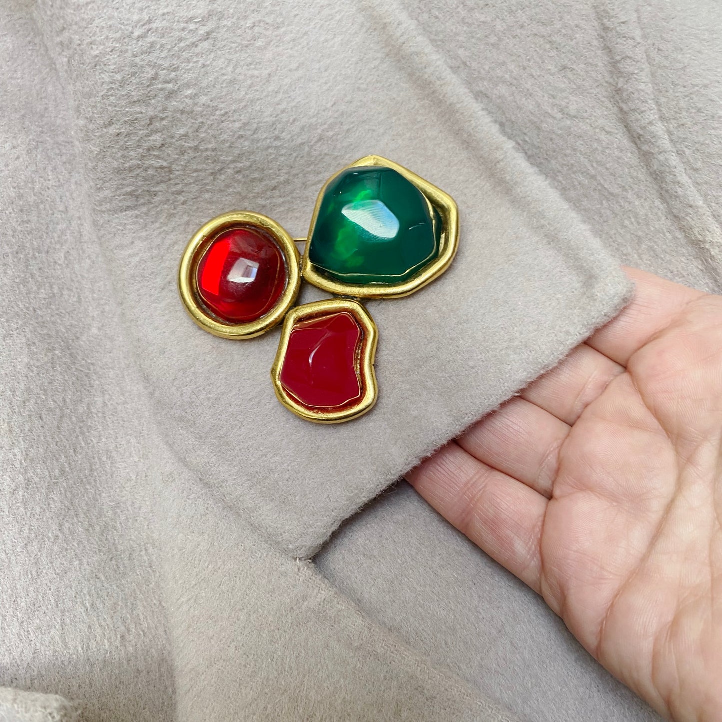 Authentic Vintage Antigona Paris Brooch | Collectible Designer Jewelry