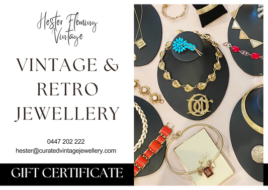 Hester Fleming Vintage Gift Certificate