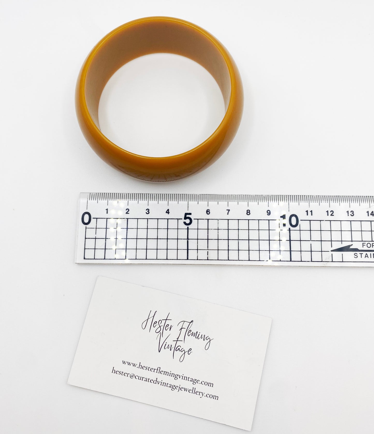 Vintage Caramel Bakelite Bangle