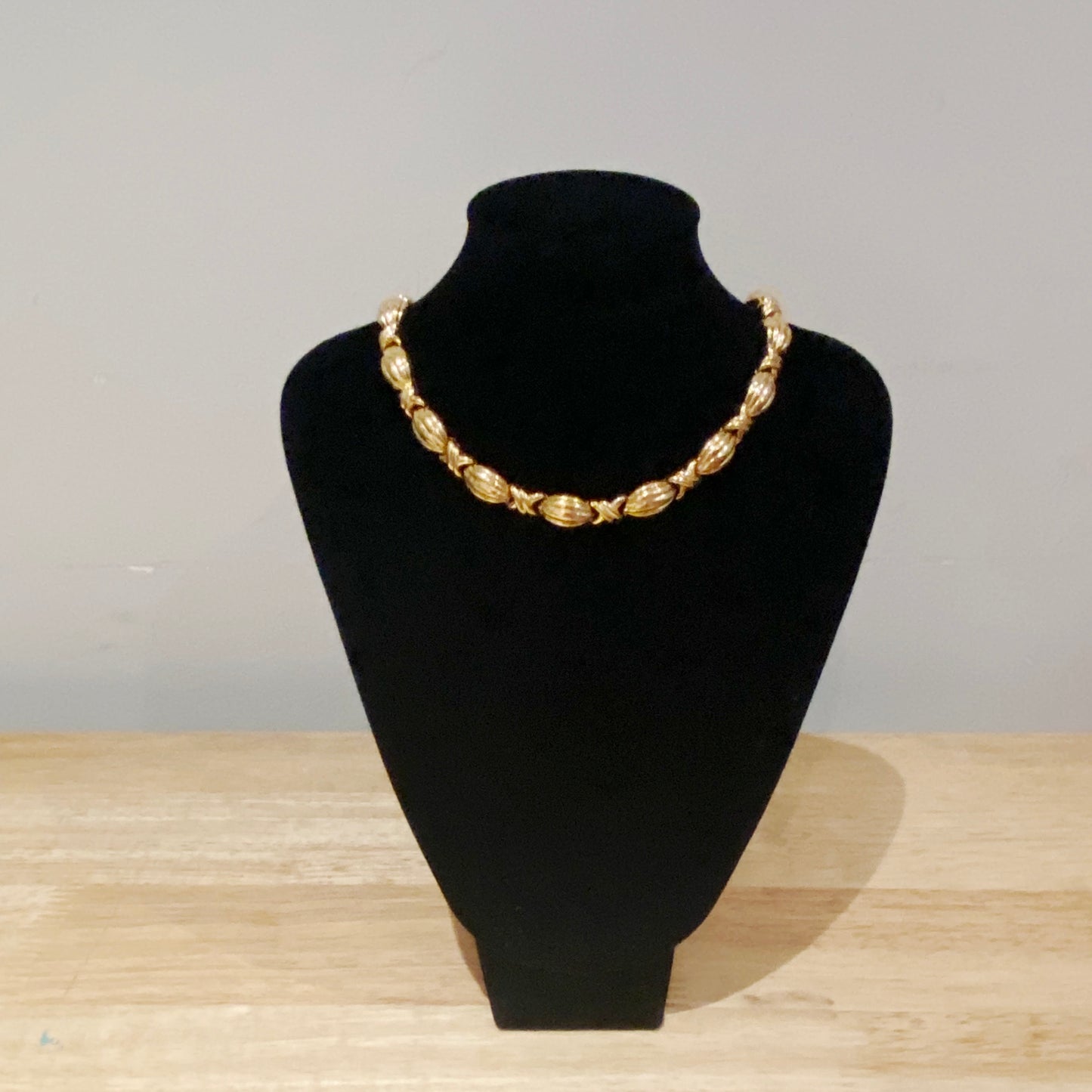 Vintage Napier Gold Necklace | 1980s Designer Jewellery
