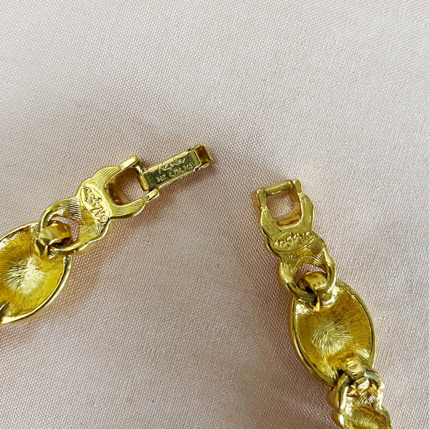 Vintage Napier Gold Necklace | 1980s Designer Jewellery