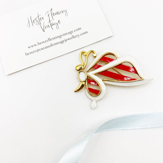 Vintage Trifari Butterfly Brooch | Iconic 1950s Costume Jewellery Collectible