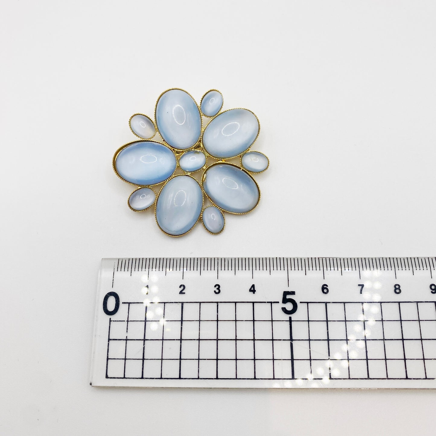 Vintage 90s Moonglow Brooch