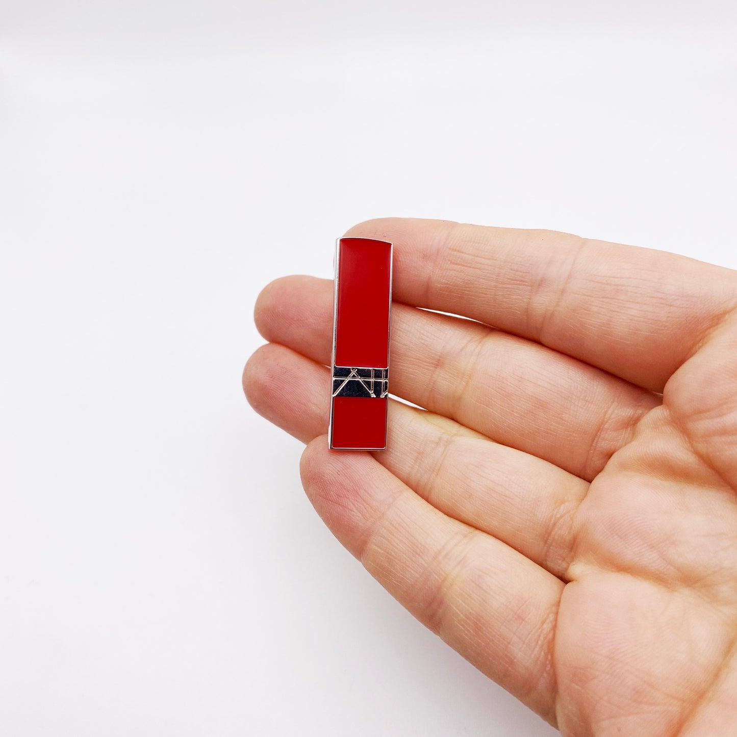 Vintage Dior Lipstick Pin | Iconic Designer Brooch for Beauty Lovers