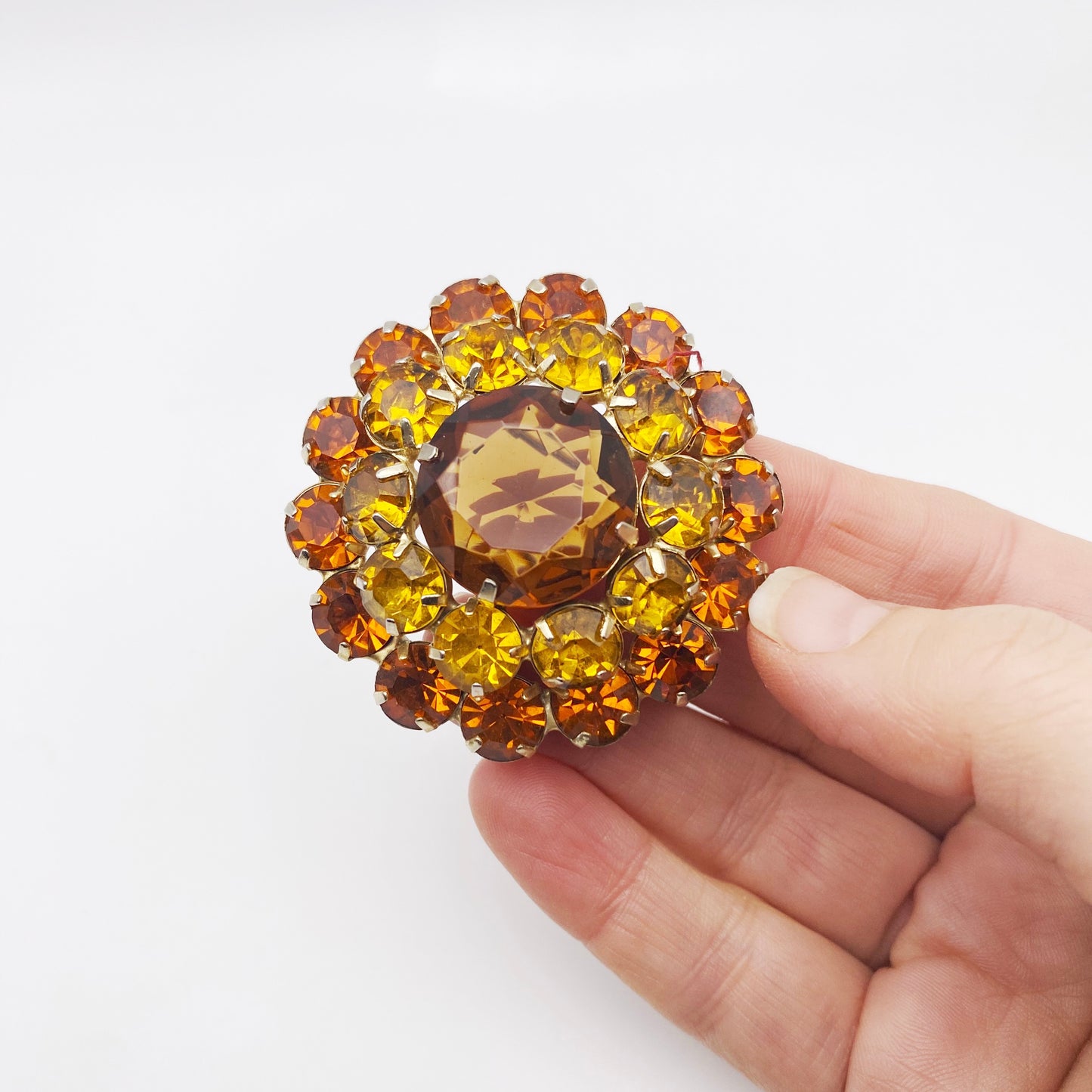Vintage Juliana Crystal Brooch | Dazzling Mid-Century Statement Piece