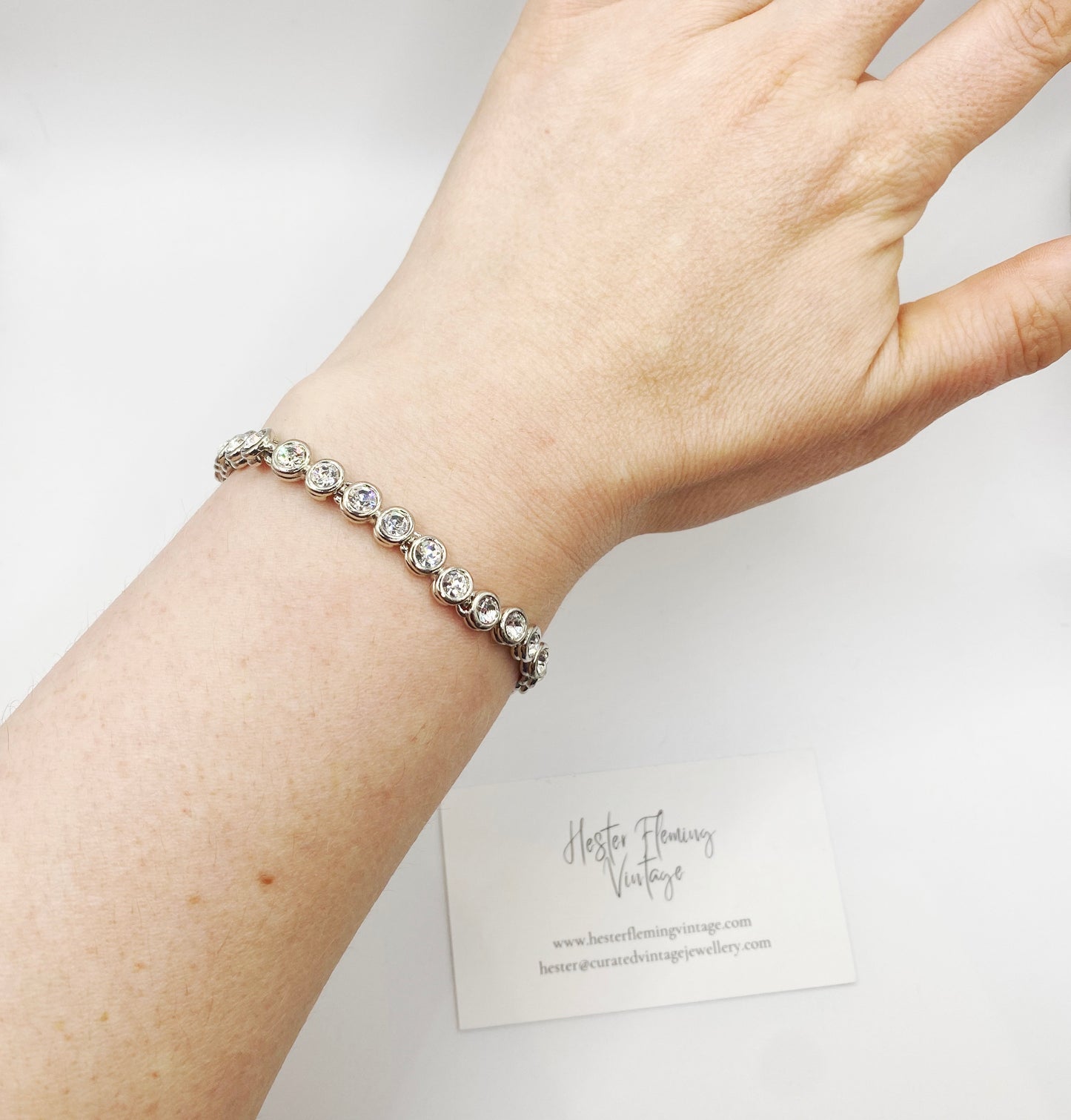 Vintage 90s Crystal Bracelet