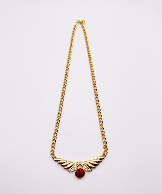 1980s Wings Necklace