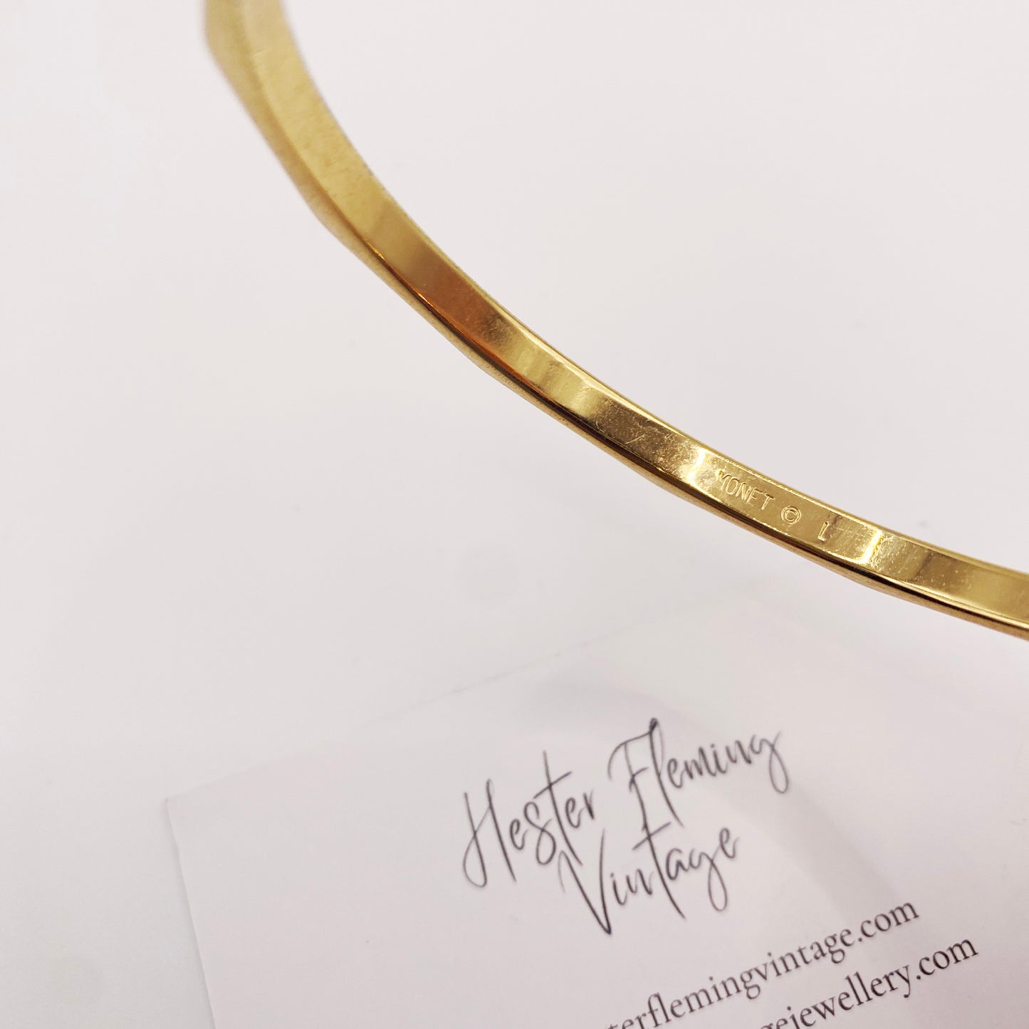 Classic 1970s Monet articulated bangle, ideal for vintage jewellery collectors