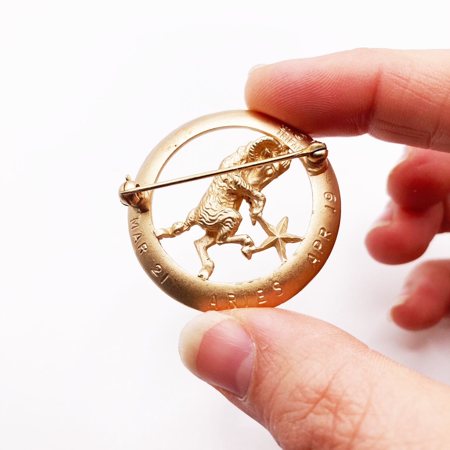 Vintage Trifari Aries Brooch