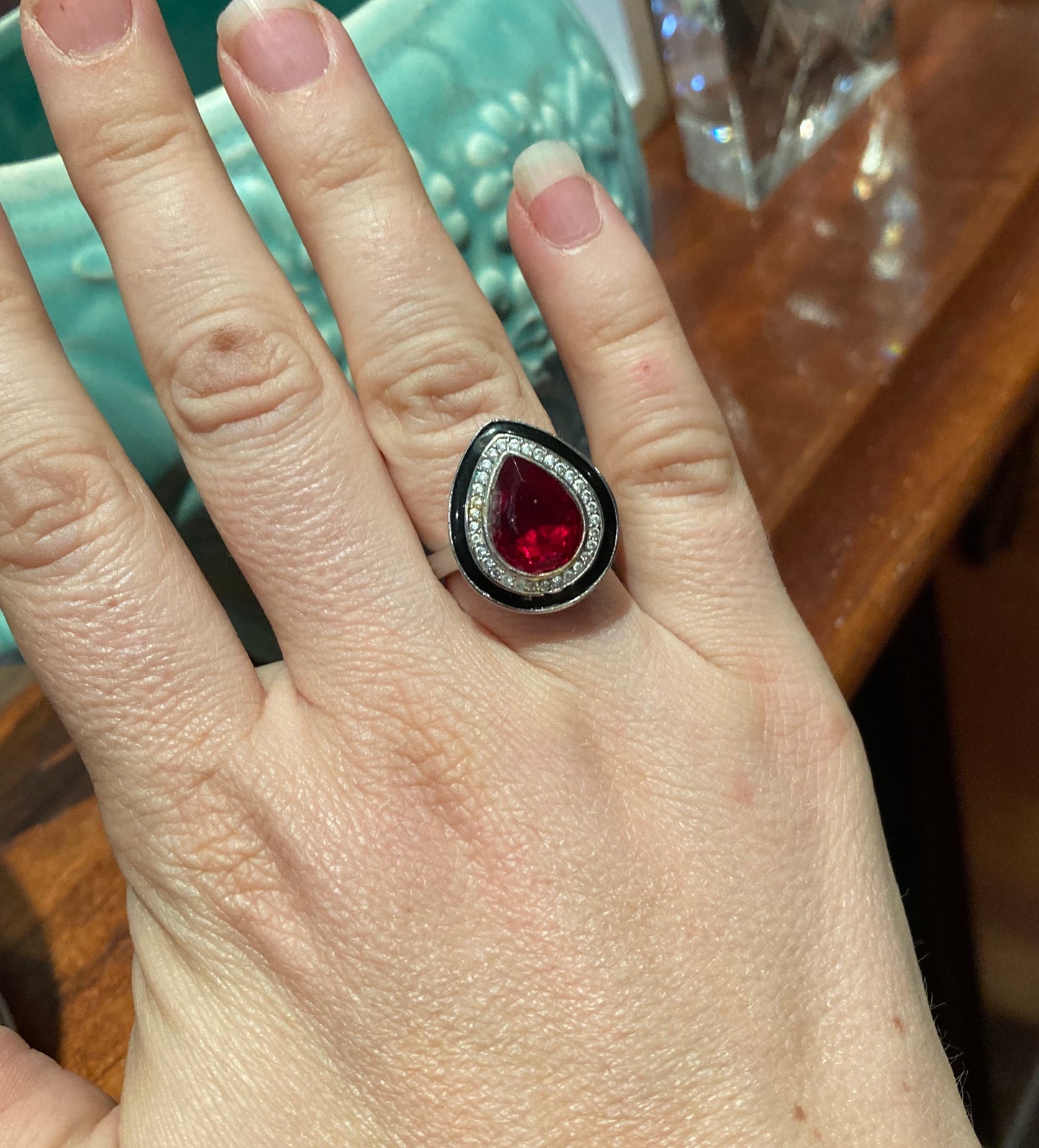 Vintage 80s Cocktail Ring