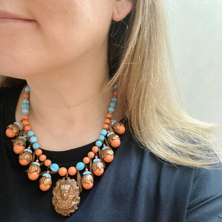 Egyptian Revival Vintage Jewellery Edit | 1960s to 1990s Statement Pieces