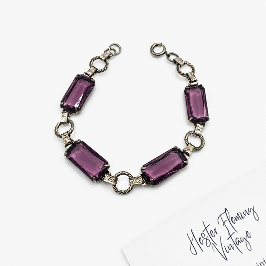Flat lay - 1920s Art Deco Bracelet