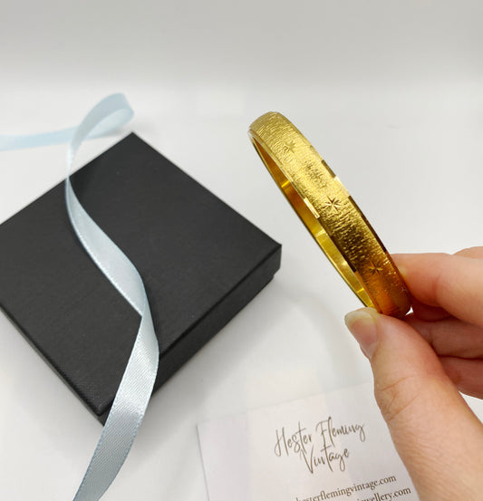 1970s Monet Star Bangle (rare find)