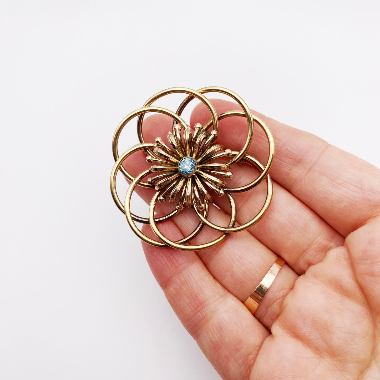 1970s Vintage Symmetalic Brooch