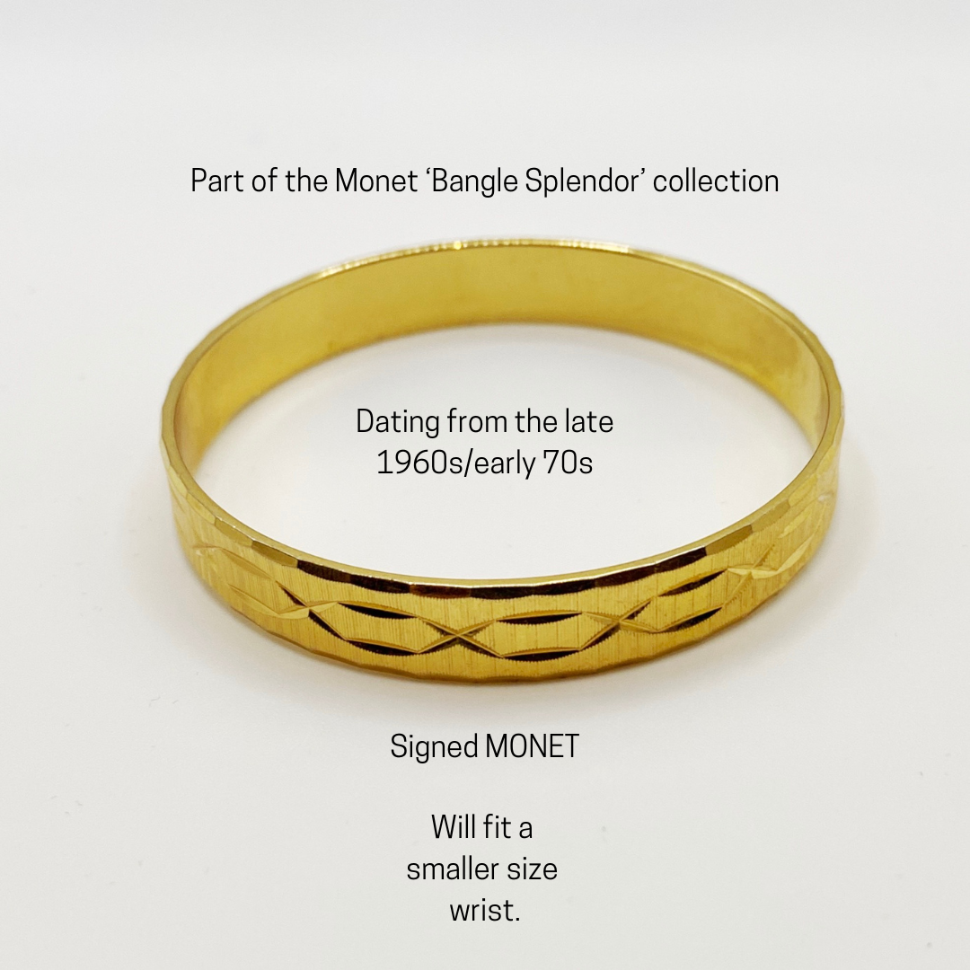 1970s Monet Splendor Bangle