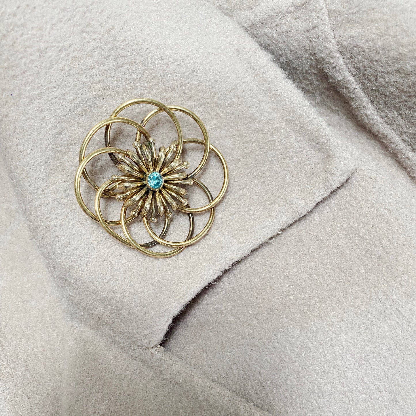 1970s Vintage Symmetalic Brooch