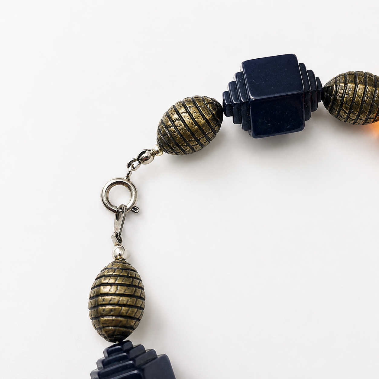 Vintage · 1980s · Deco Bead Necklace