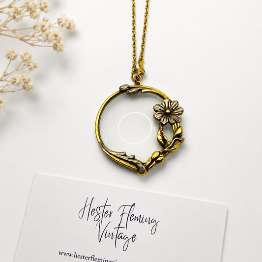 1990s Victorian Revival Quizzer Necklace by the 1928 Jewellery Co. 