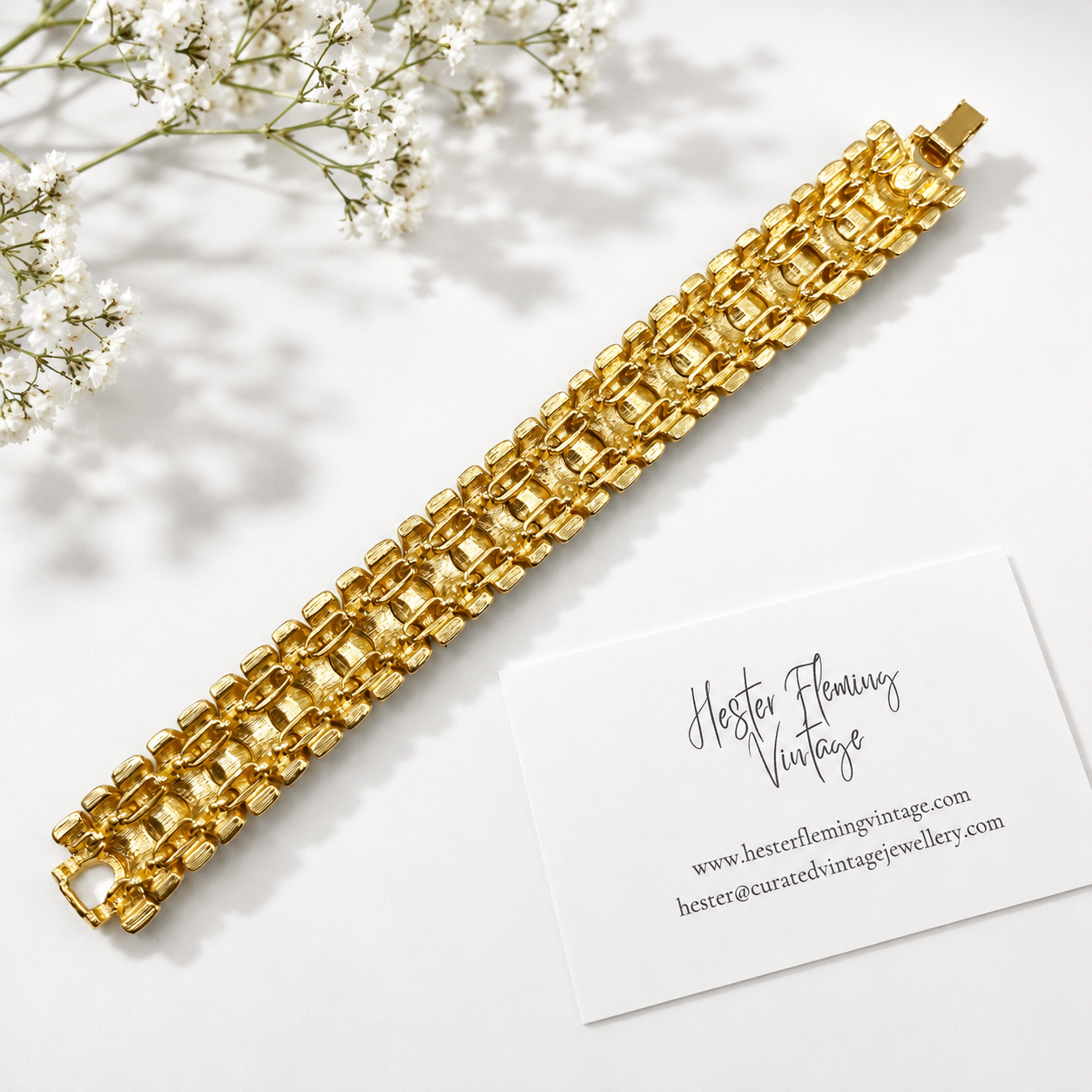 Back view of 1990s Joan Rivers Bracelet 