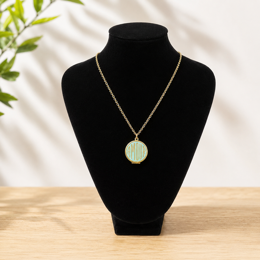 Vintage 1990s Y2K Catherine Popesco Amour Necklace 