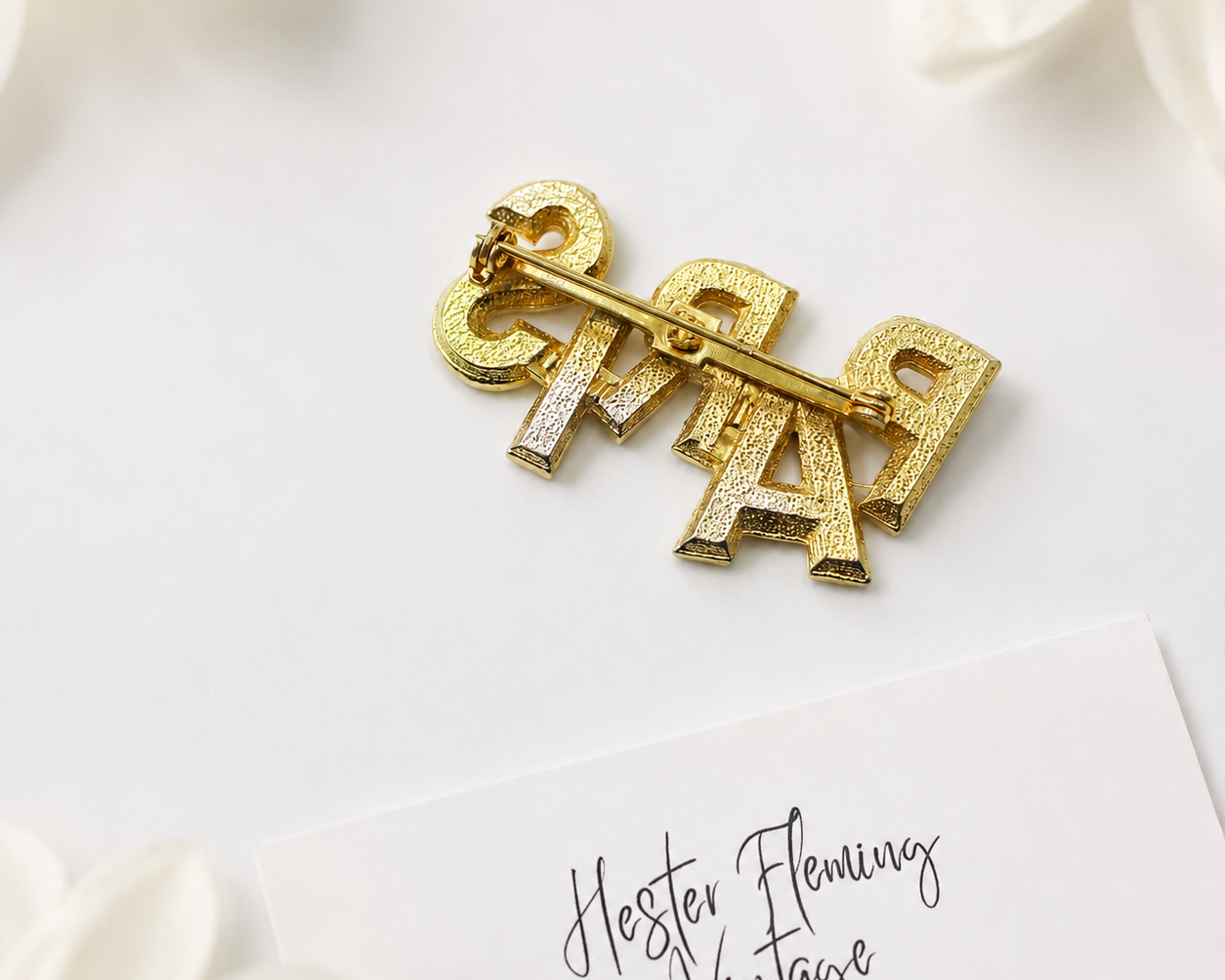 Vintage · 90s · PARIS Crystal Brooch