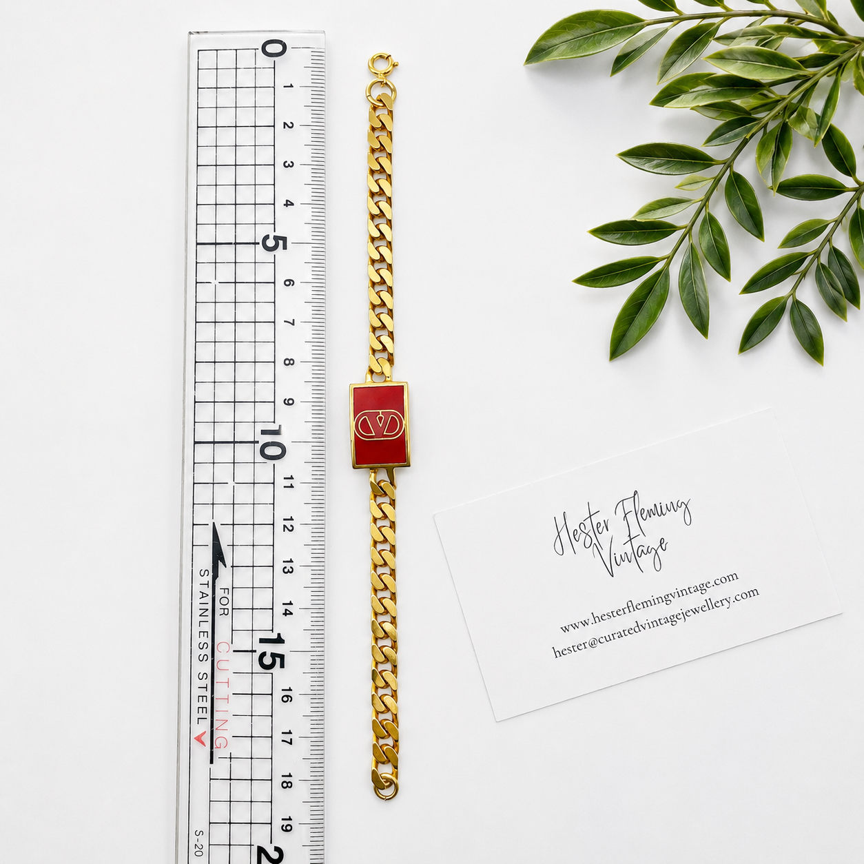 Valentino · 1980s · Logo Bracelet