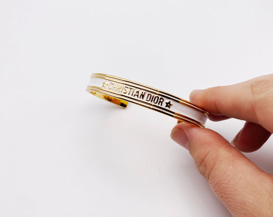 Christian Dior · Early 2000s · Code Logo Bangle