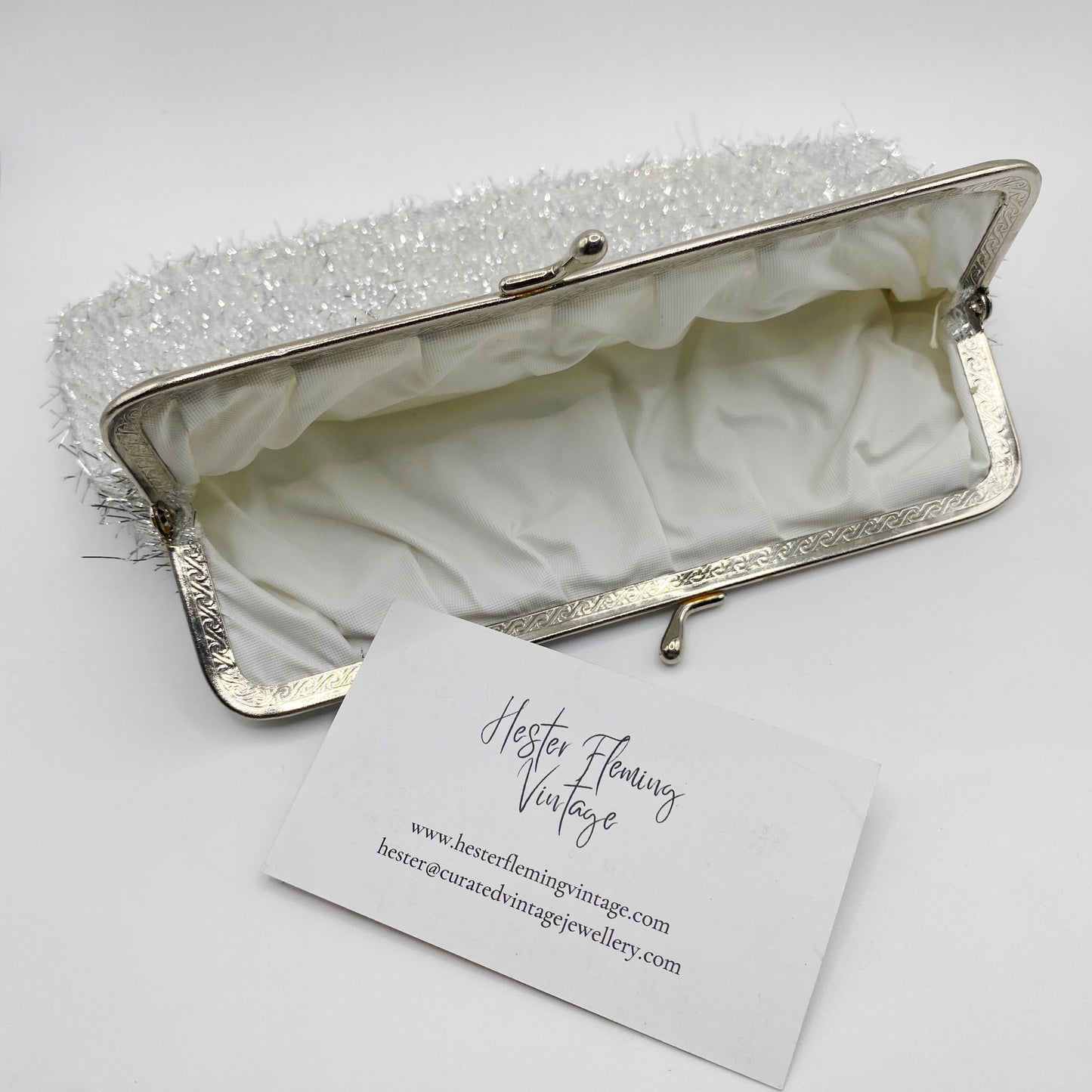 Vintage · 1950s · Tinsel Weave Evening Purse