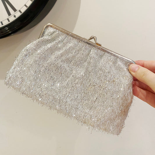 Vintage · 1950s · Tinsel Weave Evening Purse