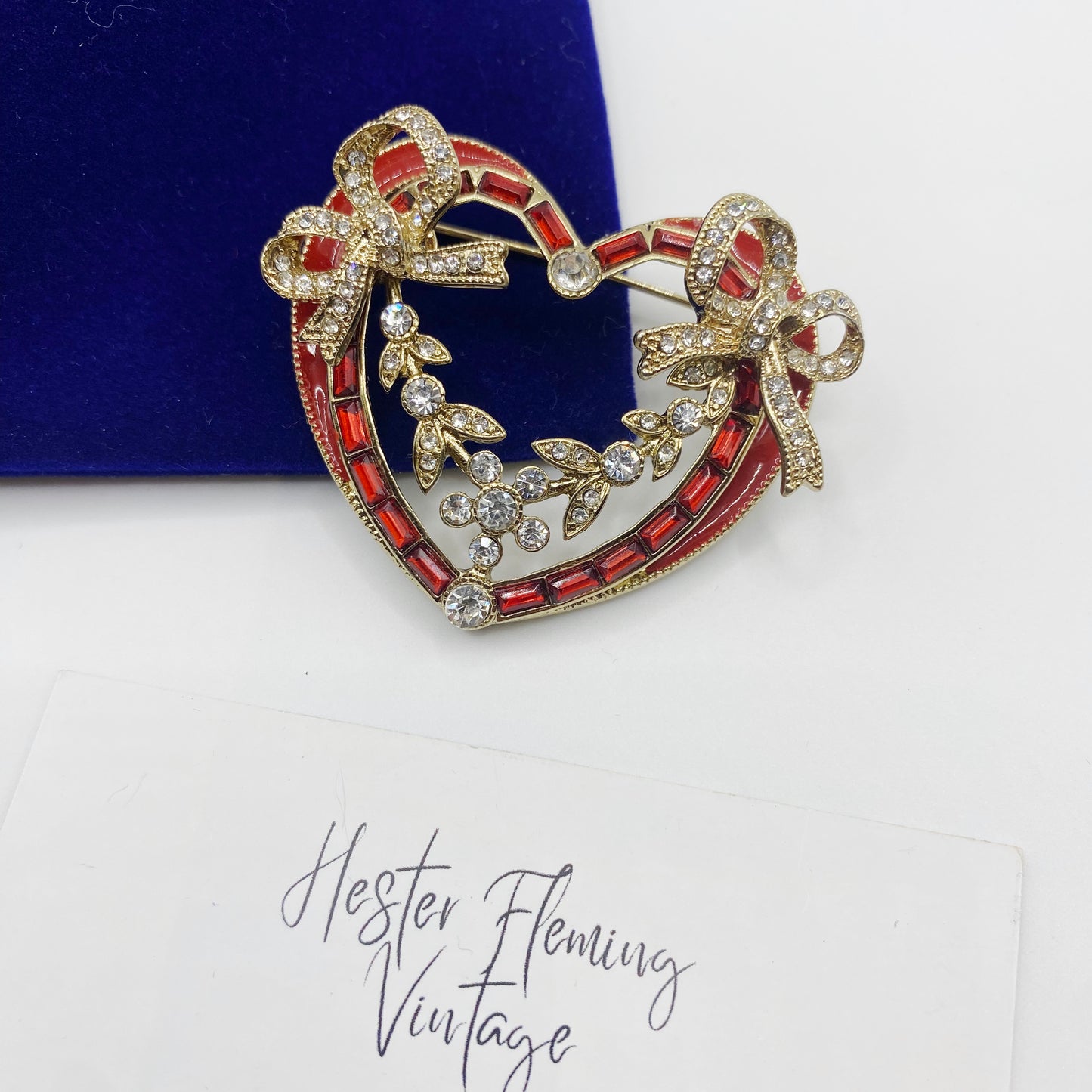 Napier · 1990s · Heart Brooch