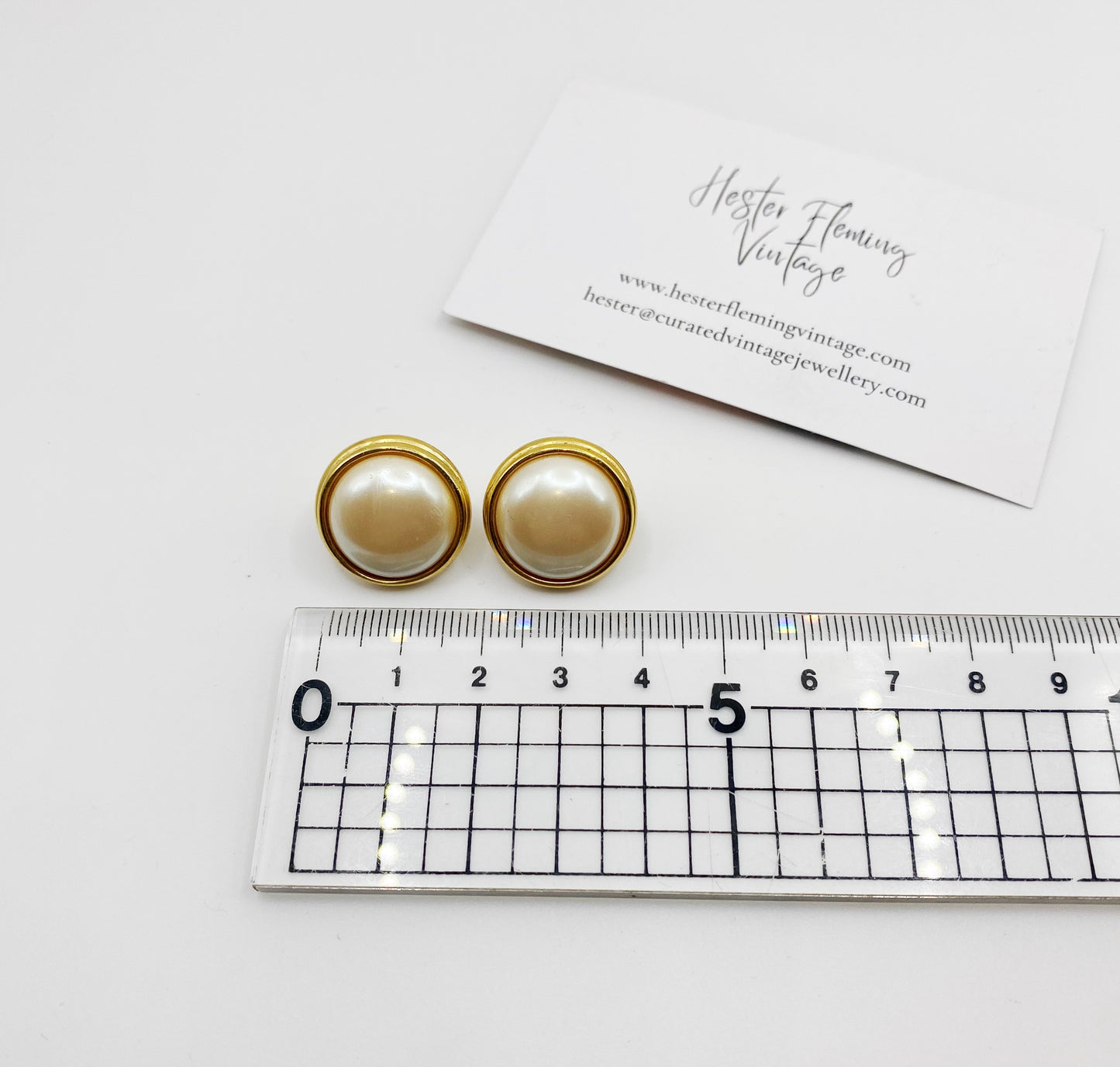 Classic 1990s Monet Gold Earrings | Vintage Pierced Stud Earrings