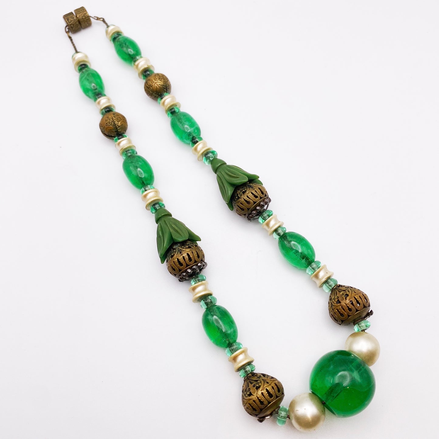 Made in France Art Deco Bead Necklace