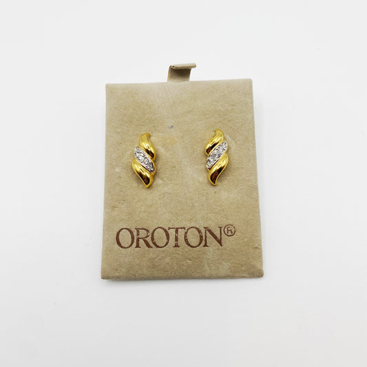 Vintage Oroton Swirl Earrings