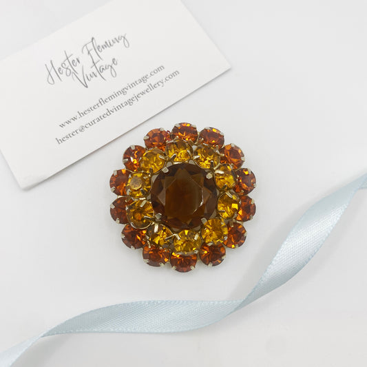 Vintage Juliana Crystal Brooch
