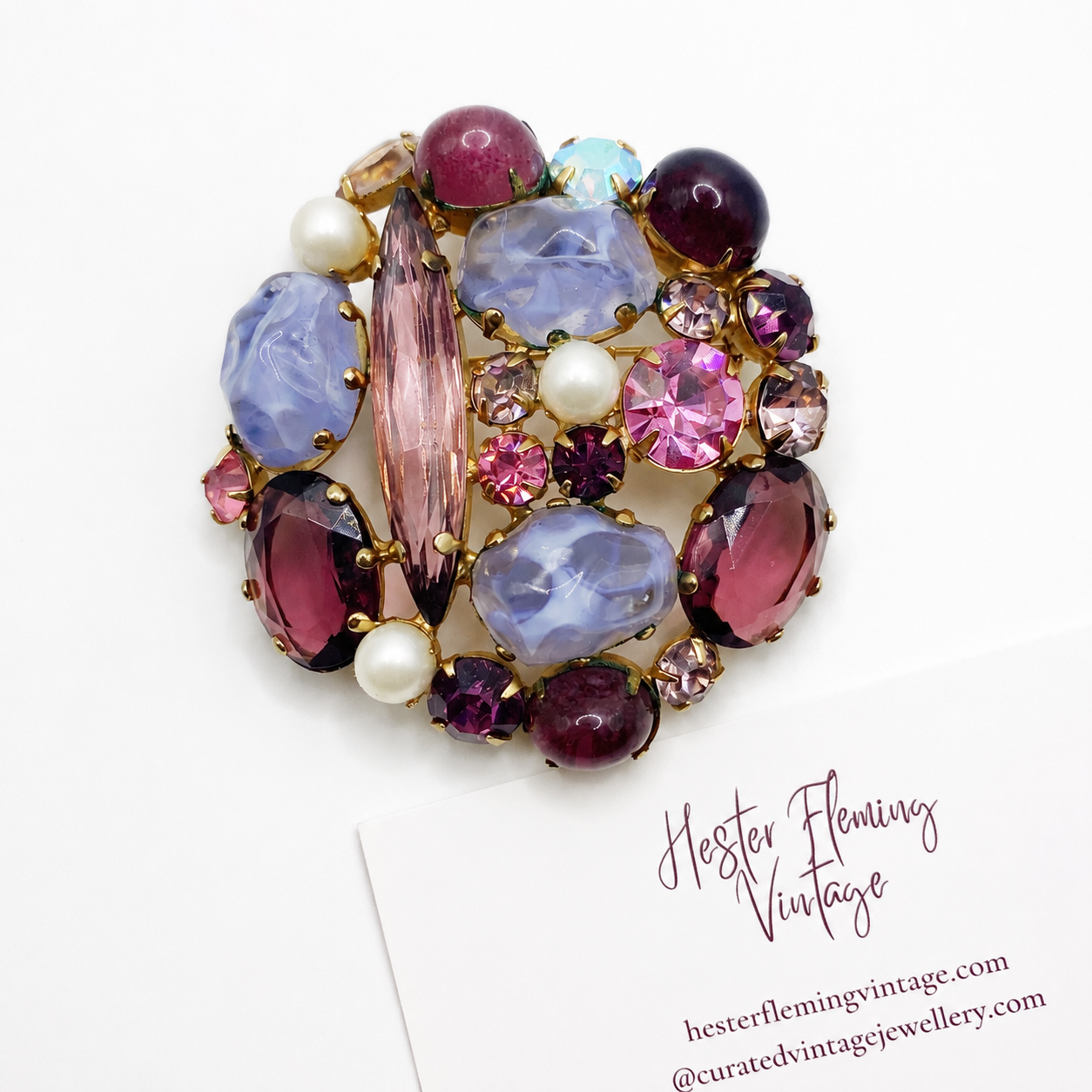 Vintage 1960s, attributed to Regency Brooch.  
