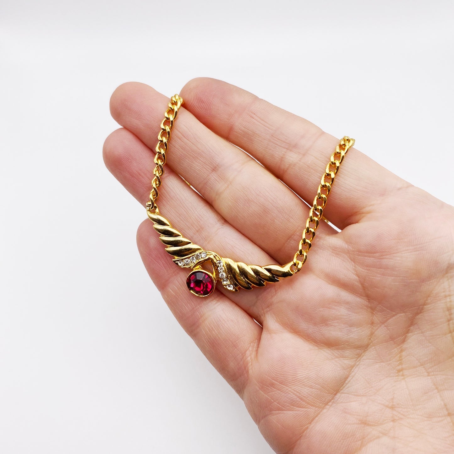 1980s Wings Necklace