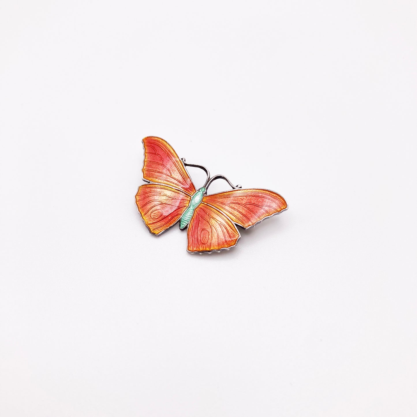Vintage English Art Deco JA&S Butterfly Brooch